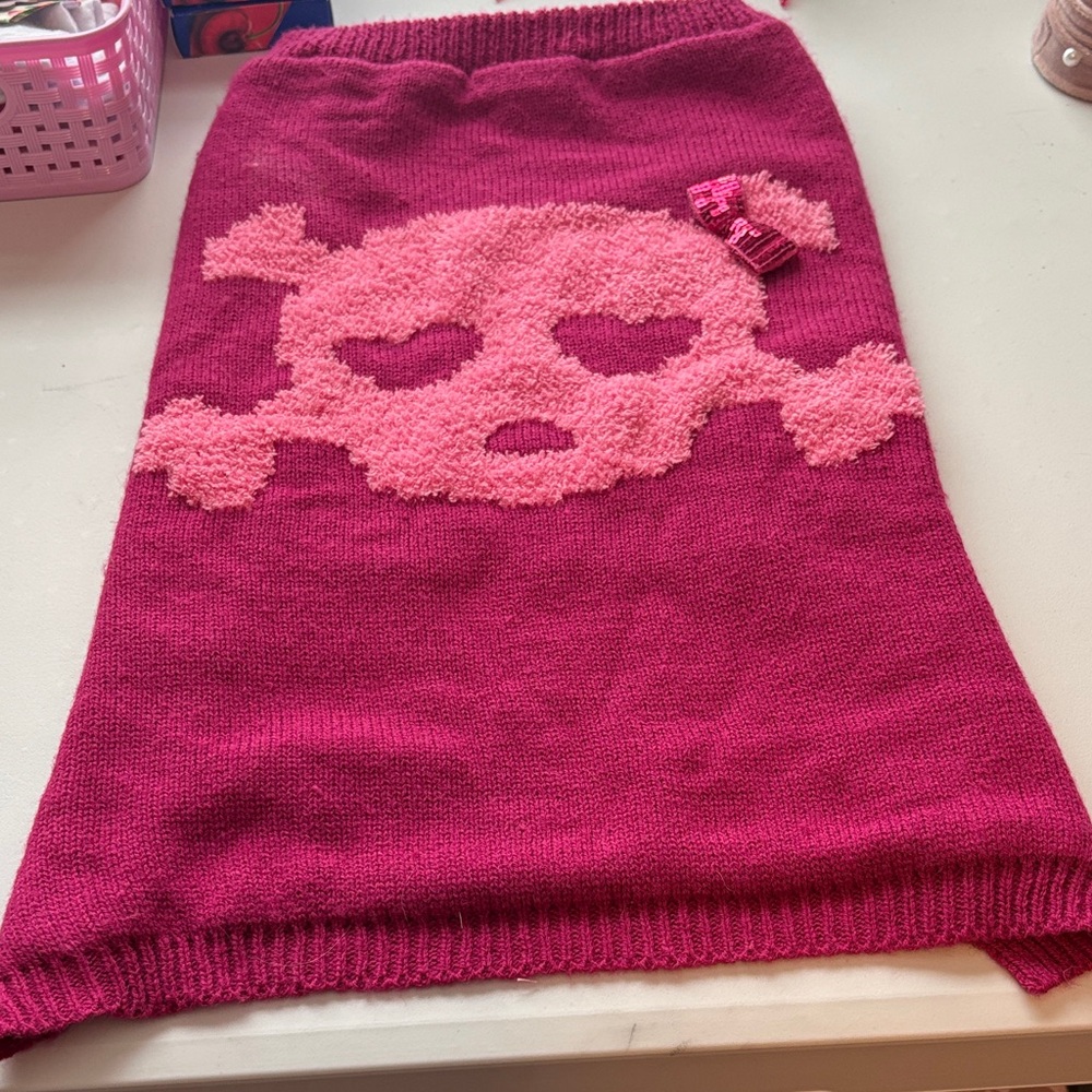Bret Michael Pet Rock Pink Dog Sweater